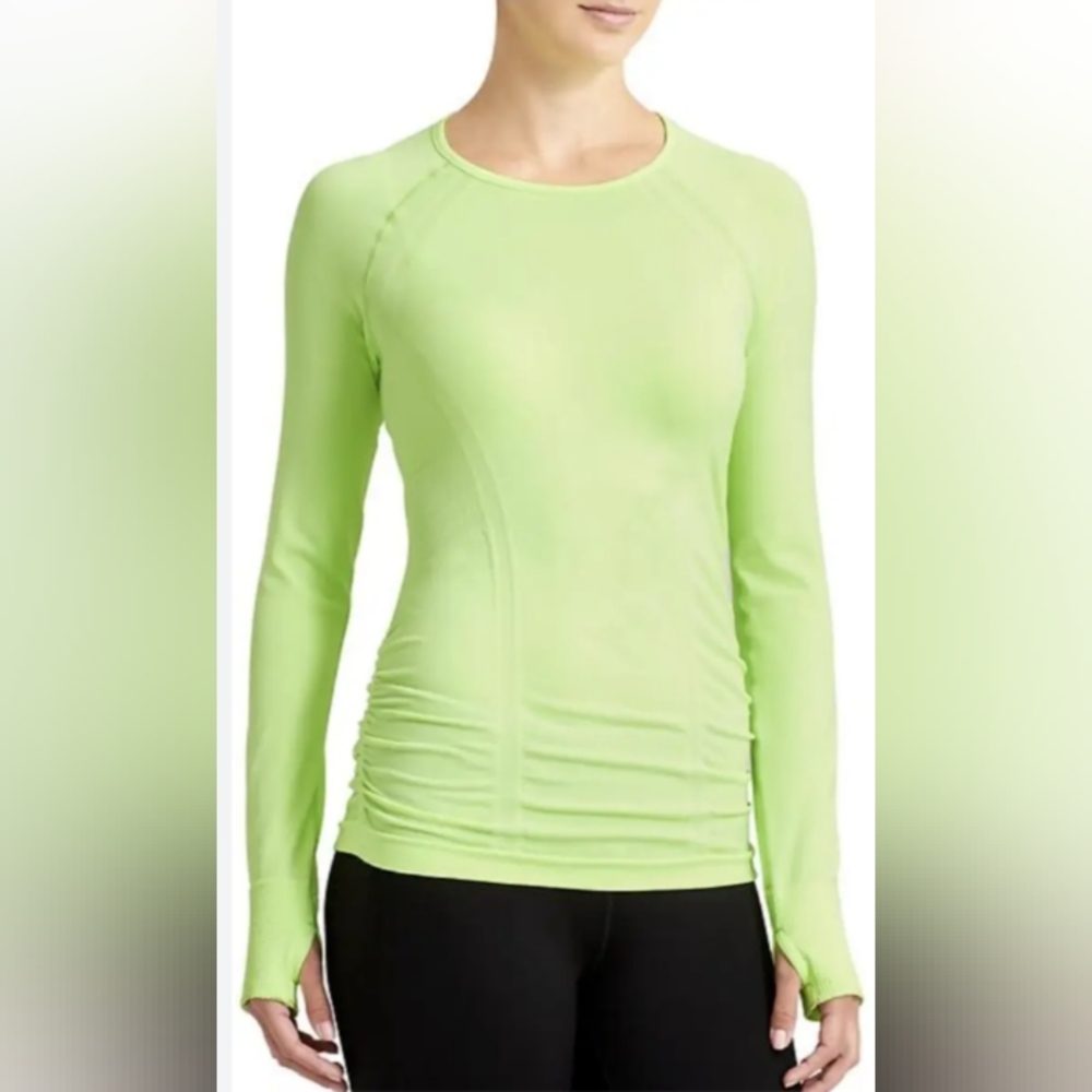 Athleta Athletic Shirt Activewear Workout Running Exercise Top Sz Med Like New